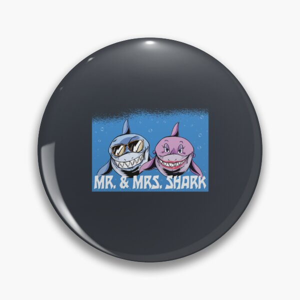 Item preview, Mr And Mrs Shark designed and sold by PunfunStudio.