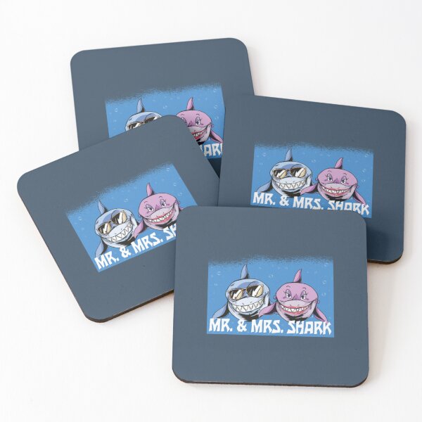 Item preview, Mr And Mrs Shark designed and sold by PunfunStudio.