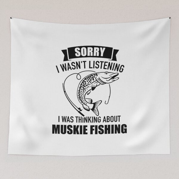 Item preview, Muskie Fishing designed and sold by PunfunStudio.