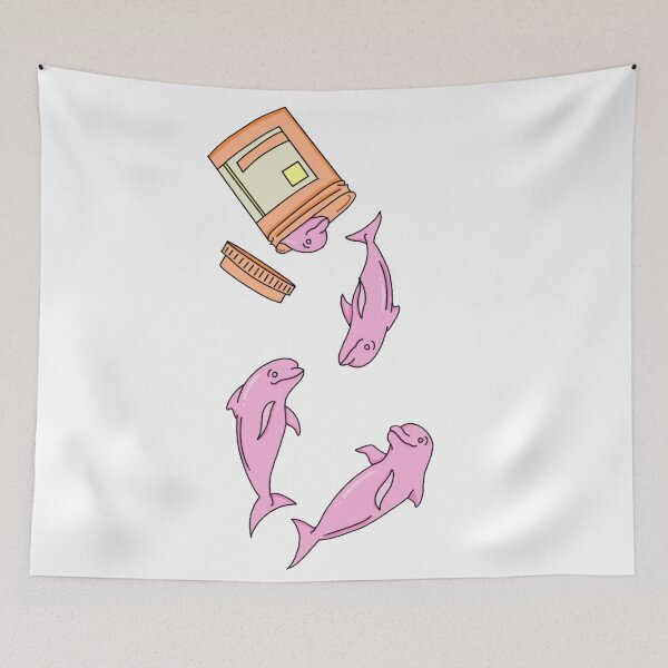 Item preview, Pink Dolphins  designed and sold by austinmedlock1.