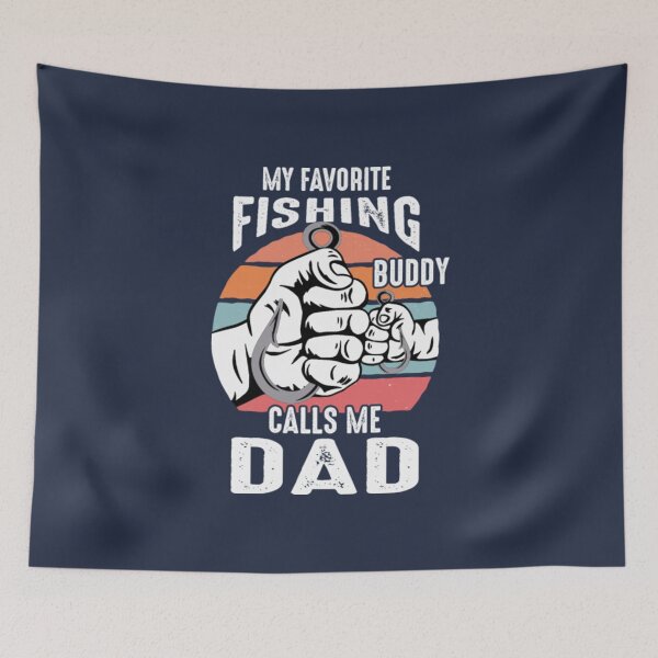 Item preview, My Favorite Fishing Buddy Calls Me Dad designed and sold by PunfunStudio.