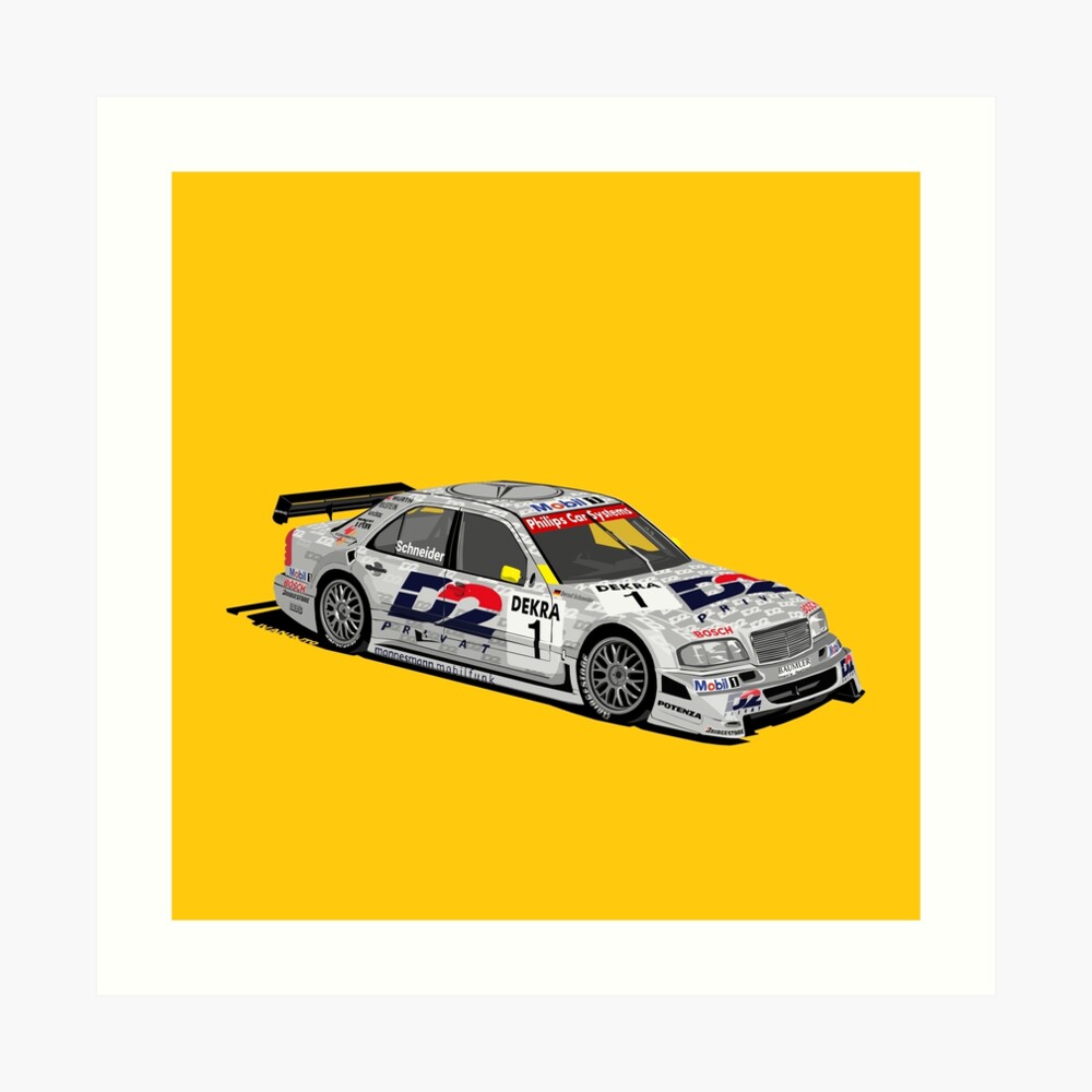 Mercedes Benz C-Class DTM Poster for Sale by ivanhjto