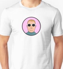 Bobby Hill Oval Sunglasses Slim Fit T-Shirt