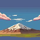 Pixel art Fuji by Bit-aspect