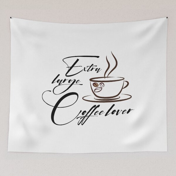 Item preview, Extra Large Coffee Lover designed and sold by Kunal Smart.