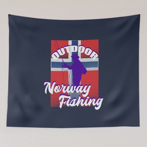Item preview, Norway fishing fishing angler  designed and sold by PunfunStudio.