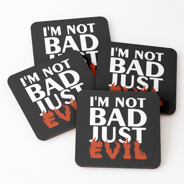 Item preview, I'm not bad just evil designed and sold by pnkpopcorn.