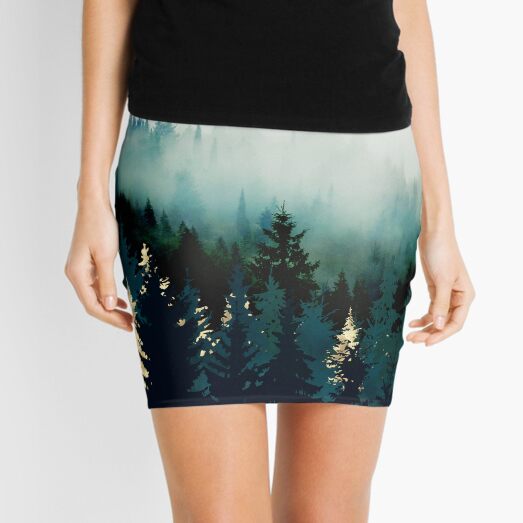 Forest Glow Mini Skirt