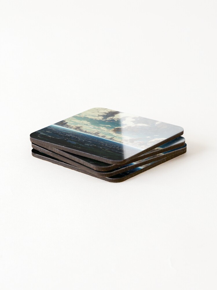 Thumbnail 4 of 5, Coasters (Set of 4), Surface designed and sold by RicoInStudios.