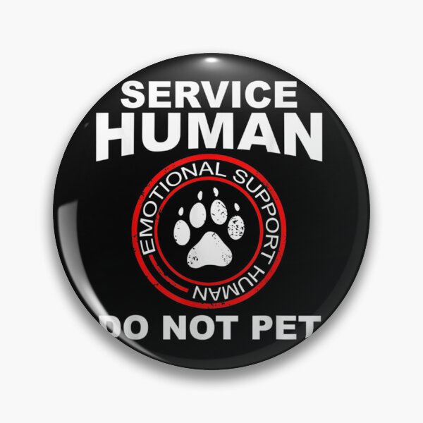 Item preview, Service Human Tshirt Funny Dog Owner Emotional Support Human   designed and sold by ATArtDigitalCA.