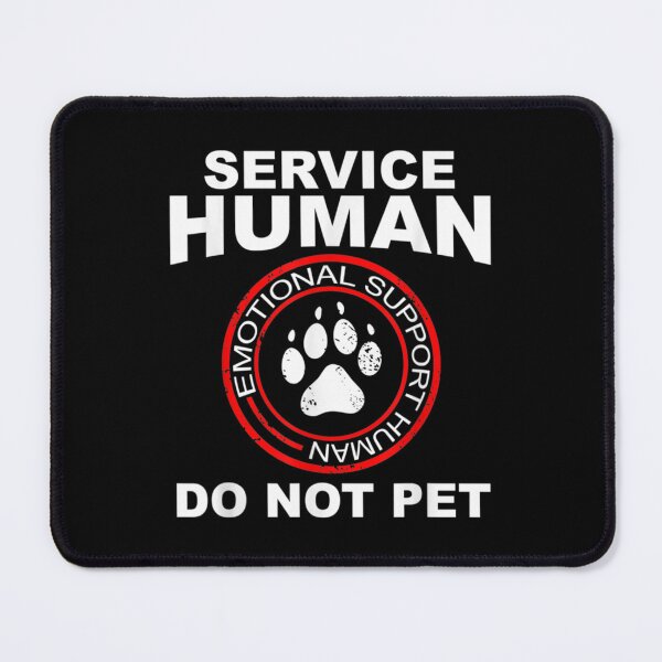 Item preview, Service Human Tshirt Funny Dog Owner Emotional Support Human   designed and sold by ATArtDigitalCA.