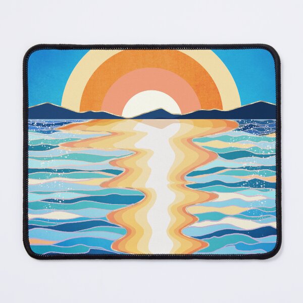 Item preview, Retro Ocean Sun designed and sold by spacefrogdesign.