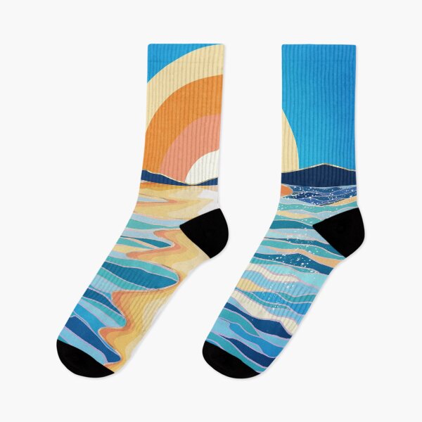 Item preview, Retro Ocean Sun designed and sold by spacefrogdesign.