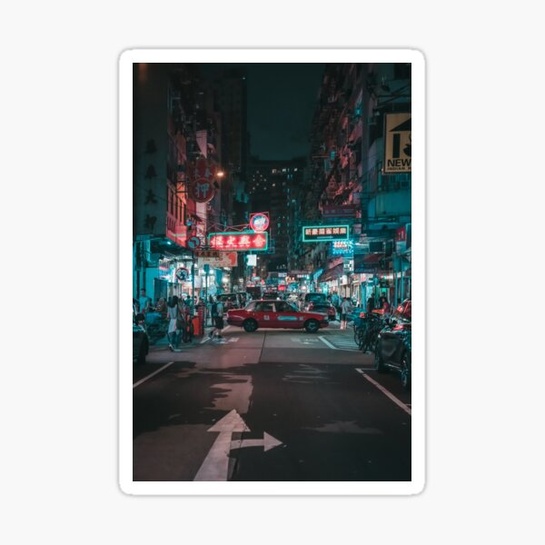Streets of Night City Sticker