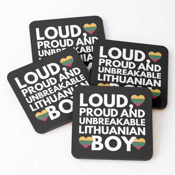Item preview, I am Lithuanian Boy Loud, Proud and Unbreakable designed and sold by HelloFromAja.