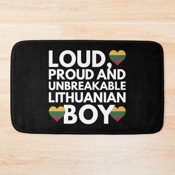 Item preview, I am Lithuanian Boy Loud, Proud and Unbreakable designed and sold by HelloFromAja.