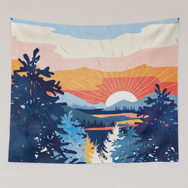 Item preview, Sunset Lake designed and sold by spacefrogdesign.
