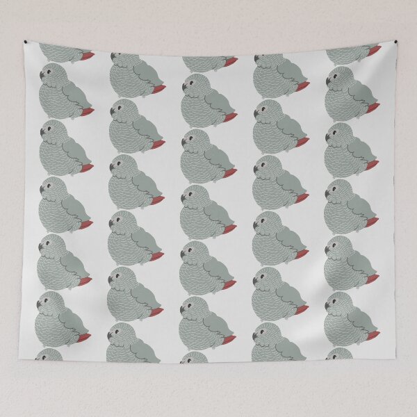 Item preview, Fatty African grey designed and sold by Theco-colover.