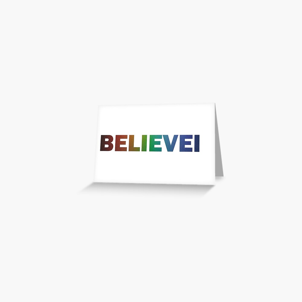 Believer Greeting Card By Serendipitous71 Redbubble