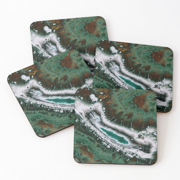 Item preview, Emerald Agate Abstract designed and sold by spacefrogdesign.
