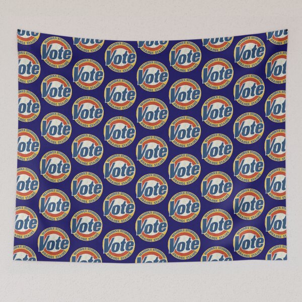 Item preview, Vintage Vote Removes Stubborn Orange Stains Funny Anti trump designed and sold by ATArtDigitalCA.