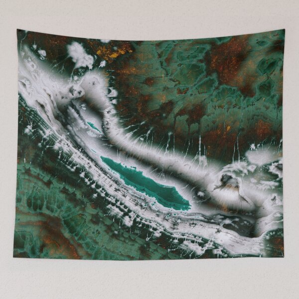 Item preview, Emerald Agate Abstract designed and sold by spacefrogdesign.