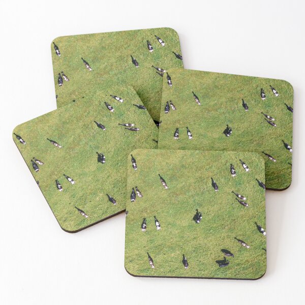 Item preview, Large herd of cows on green pasture designed and sold by Lukasz Szczepanski.