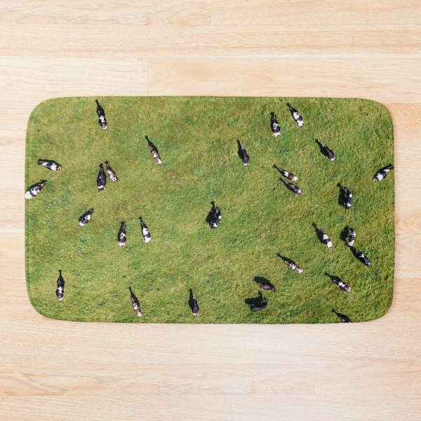 Item preview, Large herd of cows on green pasture designed and sold by Lukasz Szczepanski.