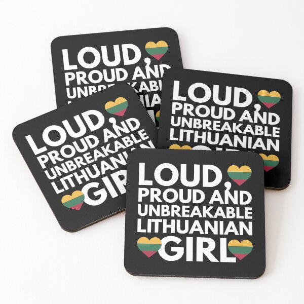 Item preview, Loud, Proud and Unbreakable Lithuanian Girl from Lithuania designed and sold by HelloFromAja.