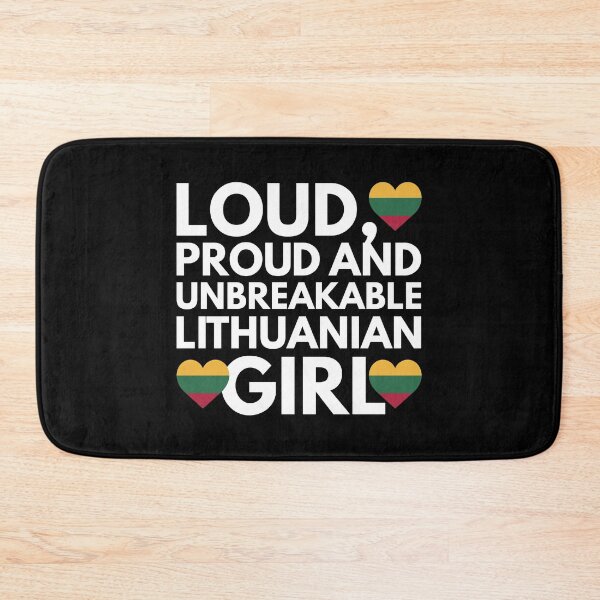 Item preview, Loud, Proud and Unbreakable Lithuanian Girl from Lithuania designed and sold by HelloFromAja.