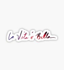 La vita è bella - Life Is Beautiful Sticker