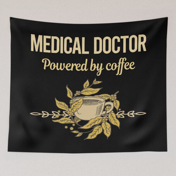 Item preview, Powered By Coffee Medical Doctor designed and sold by toniabrendaom.
