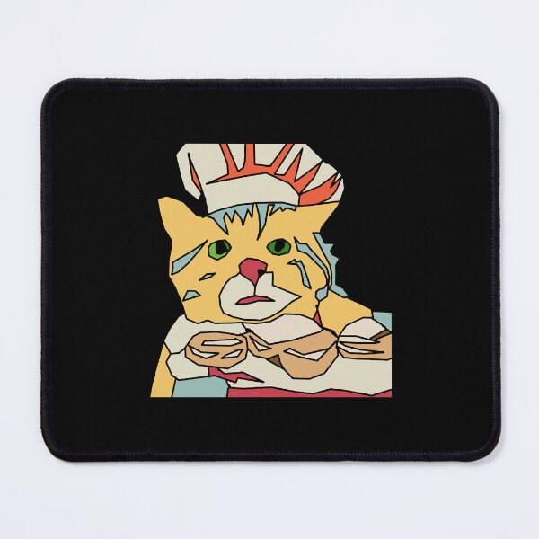 Item preview, cat making biscuits with chef hat designed and sold by haitran6382.