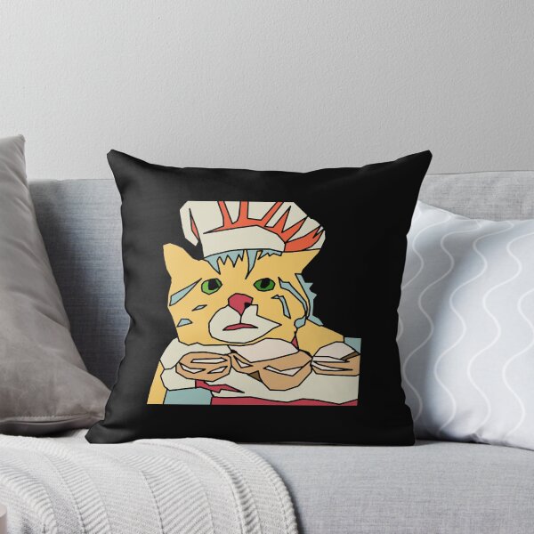 Item preview, cat making biscuits with chef hat designed and sold by haitran6382.
