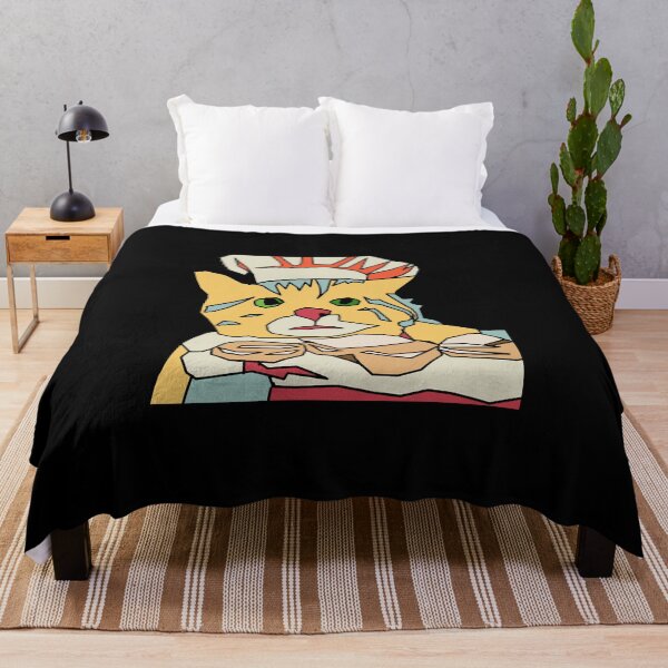 Item preview, cat making biscuits with chef hat designed and sold by haitran6382.