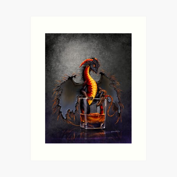 Rum Dragon Art Print