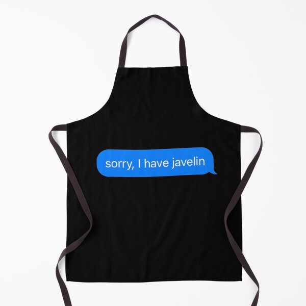 Artikelvorschau, Tut mir leid, ich habe Javelin Text Message Black - Funny Gym entworfen und verkauft von GymWearDepot.