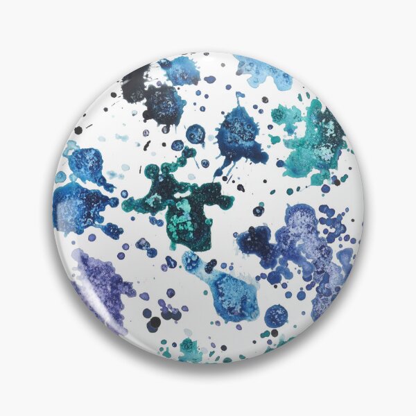 Item preview, blue green and purple watercolour  designed and sold by ColorandColor.