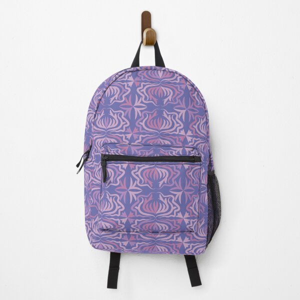 Item preview, abstract damask pattern in periwinkle color designed and sold by rysunki-malunki.