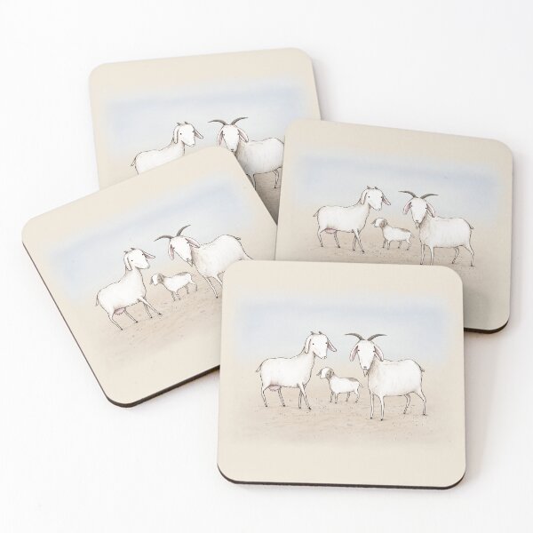 Item preview, Wild Goat Family designed and sold by SophieCorrigan.