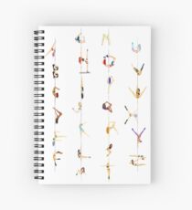 Polephabet A-Z v2 Spiral Notebook