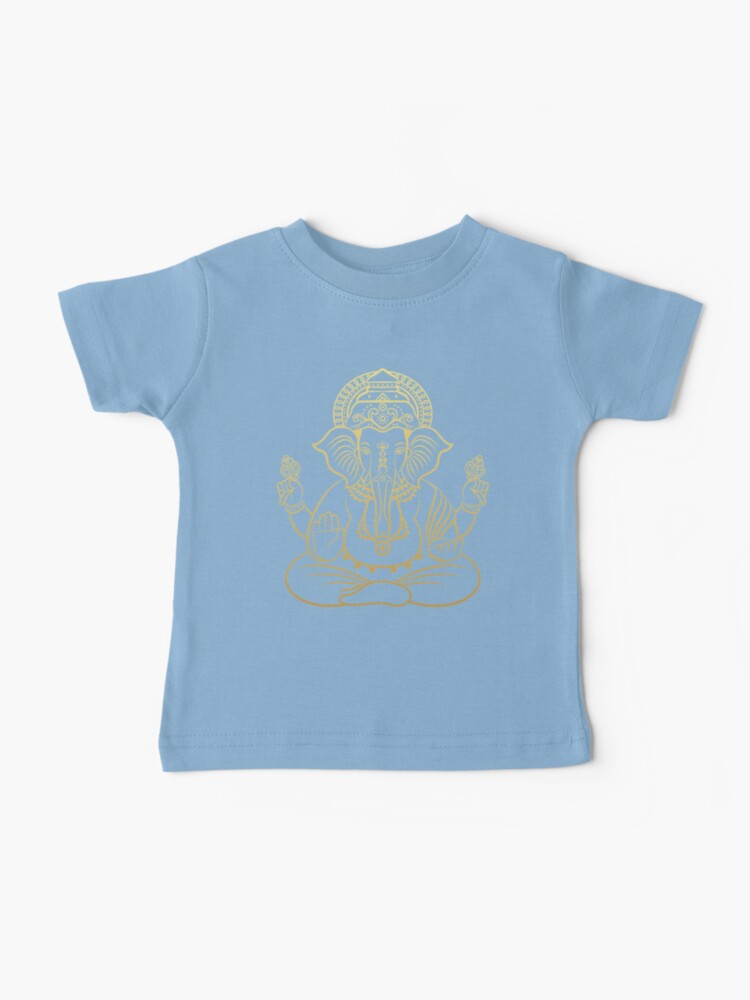 BODYNOVA, Bodhi Womens T-Shirt - GANESHA, vintage blue