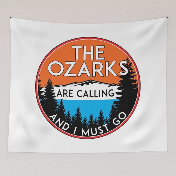 Artikelvorschau, DIE OZARKS RUFEN AN UND ICH MUSS BERGE BERG ARKANSAS MISSOURI OKLAHOMA GEHEN entworfen und verkauft von DESTINATIONS DECAL.
