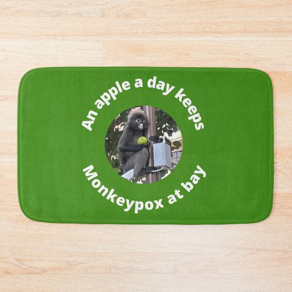 Item preview, An apple a day keeps Monkeypox at bay? designed and sold by Bagsyrose.