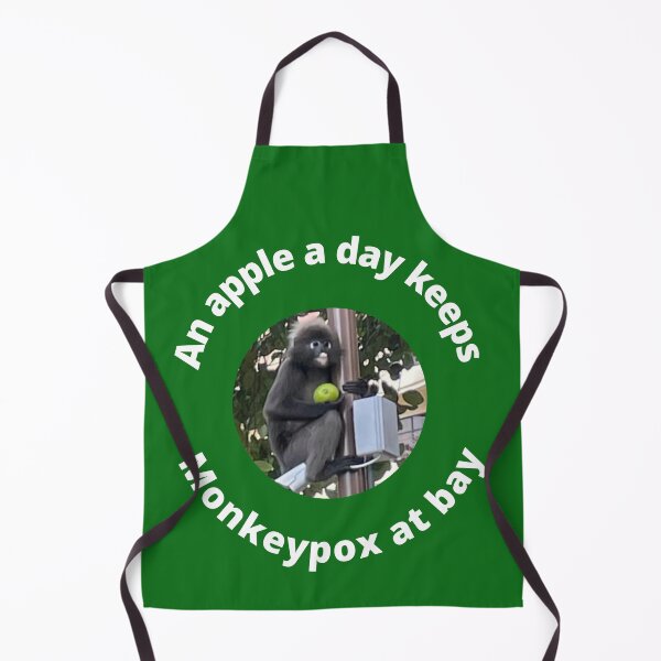 Item preview, An apple a day keeps Monkeypox at bay? designed and sold by Bagsyrose.