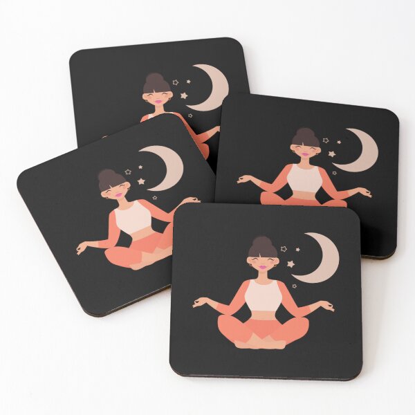 Item preview, half moon yoga pose                   Classic  designed and sold by thickegekasl.