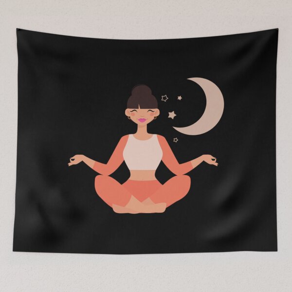 Item preview, half moon yoga pose                   Classic  designed and sold by thickegekasl.
