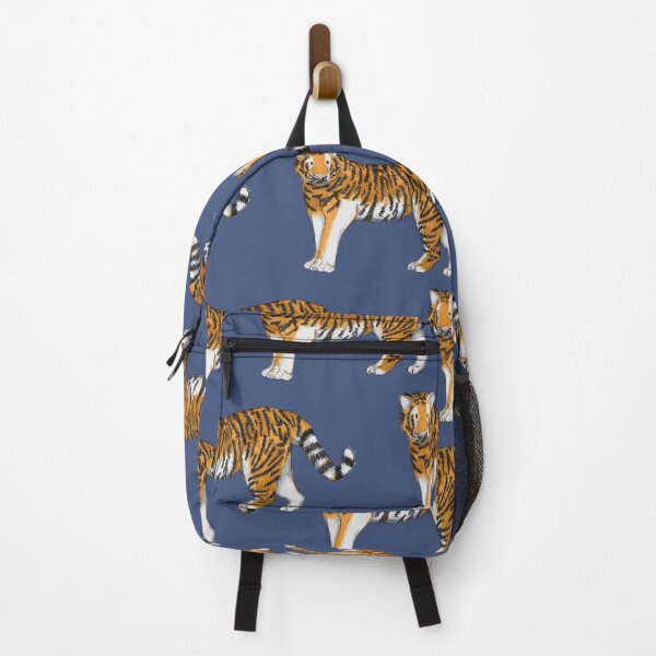 Item preview, Amazing Tiger on navy designed and sold by ButtonandSquirt.