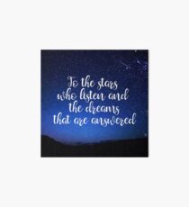Stars Who Listen Art Board