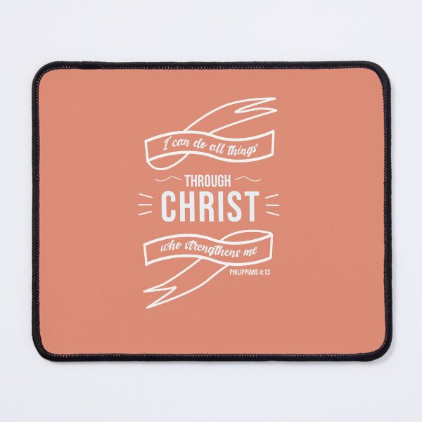Item preview, Philippians 4:13 T-shirt, I Can Do All Things Through Christ, Gospel Tee designed and sold by PraiseMovers.